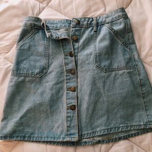 jean skirt